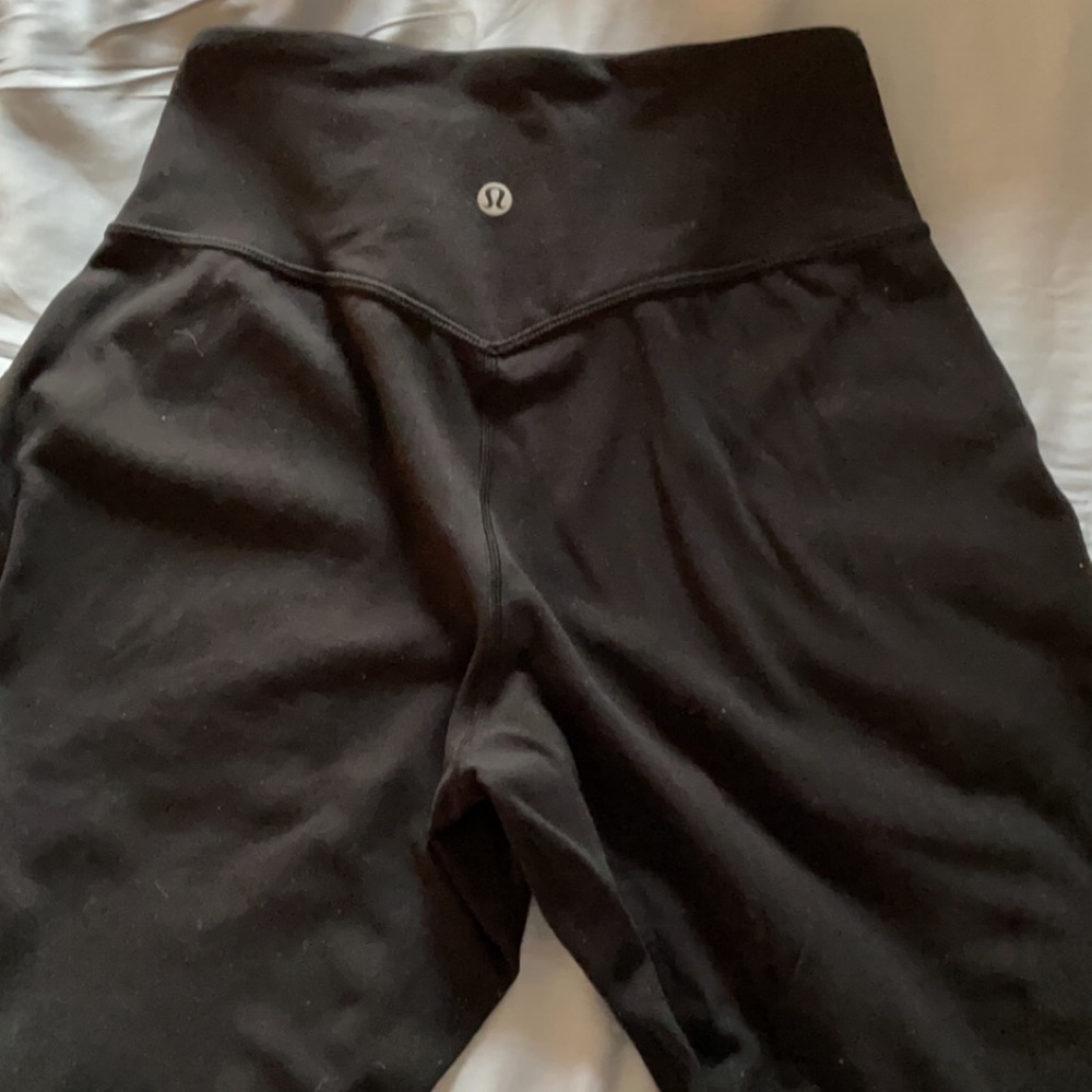 Black Lululemon align joggers